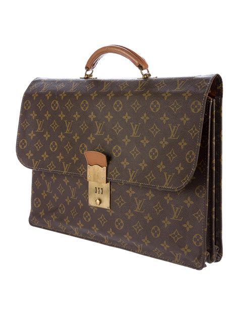 lv leather briefcase|Lv briefcase women's.